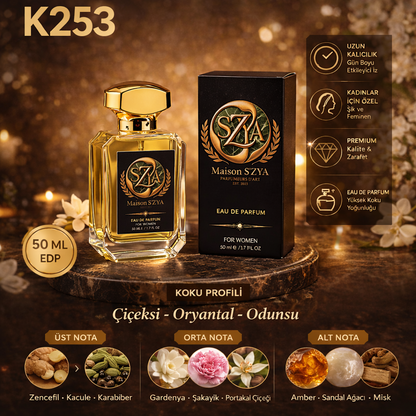 K253 – Crystal Noir Severlerin Favorisi!  – Kadın Parfümü (50 ml)