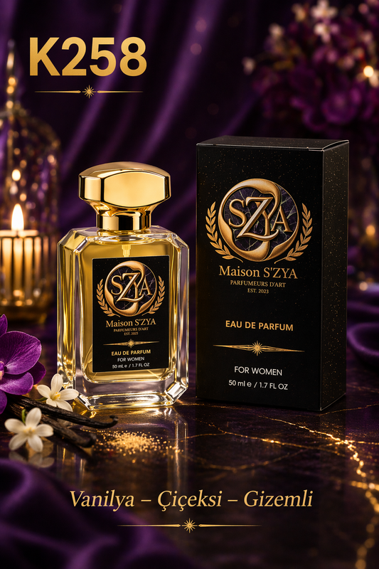 K258 Kadın Parfüm – Yoğun & Büyüleyici Koku (50 ml)